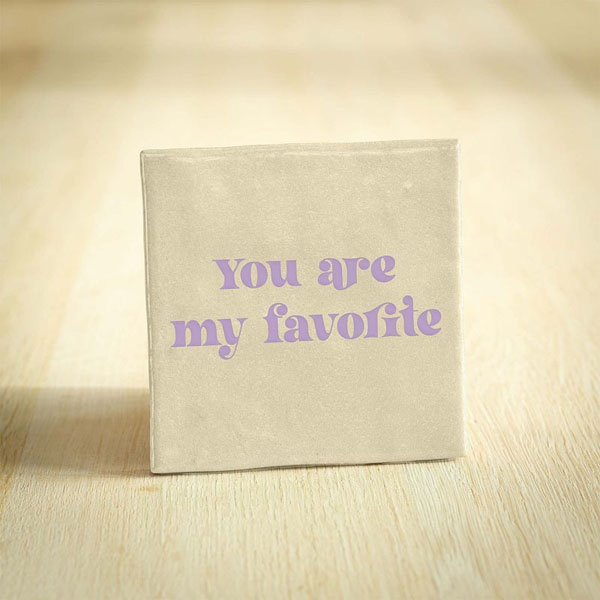Tegeltje you are my favorite beige